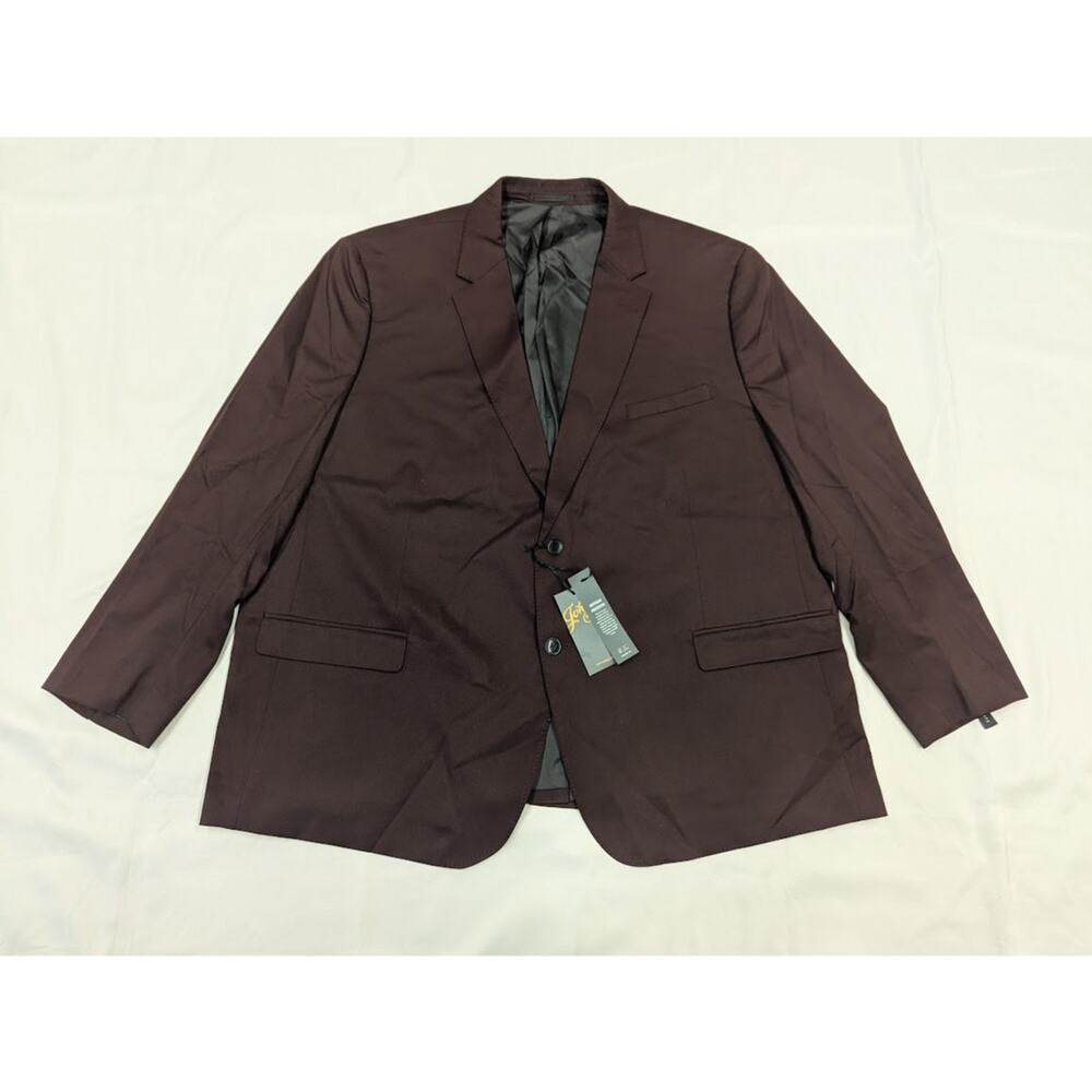 Johnny Bigg Jacket Mens 54 Maroon Sports Blazer NEW